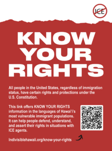 Know Your Rights Stickers