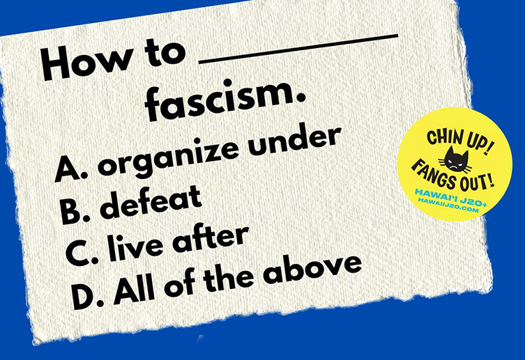 Hawaiæi J20+ Solidarity Forum